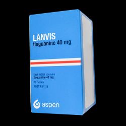 Ланвис (Тиогуанин) таблетки 40мг 25шт в Кургане и области фото