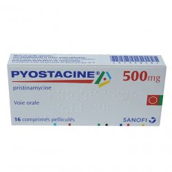 Пиостацин (Пристинамицин) таблетки 500мг №16 в Кургане и области фото